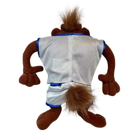 Vintage 1996 Space Jam Taz Plush 9" Tune Squad Warner Bros Toy - Picture 5 of 7